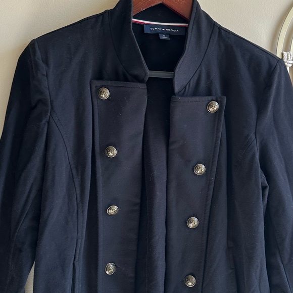 Tommy Hilfiger Black Double-Breasted Women's Jacket - Picture 2 of 9